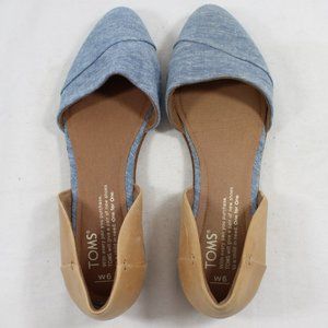 Tom's Jutti D'Orsay Flat Size 6